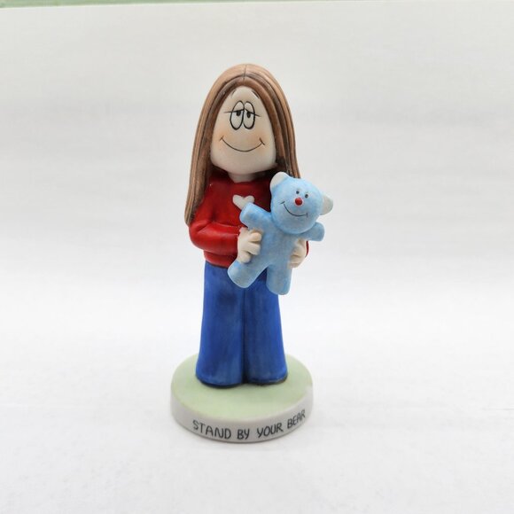 Vintage Cathy Stand by Your Bear Figurine - Picture 1 of 6